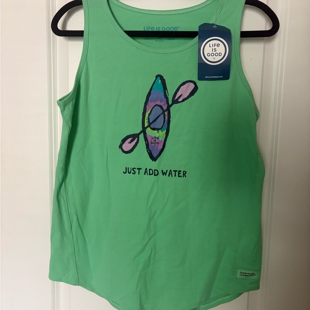 Life Is Good Mint Green Women's Tank